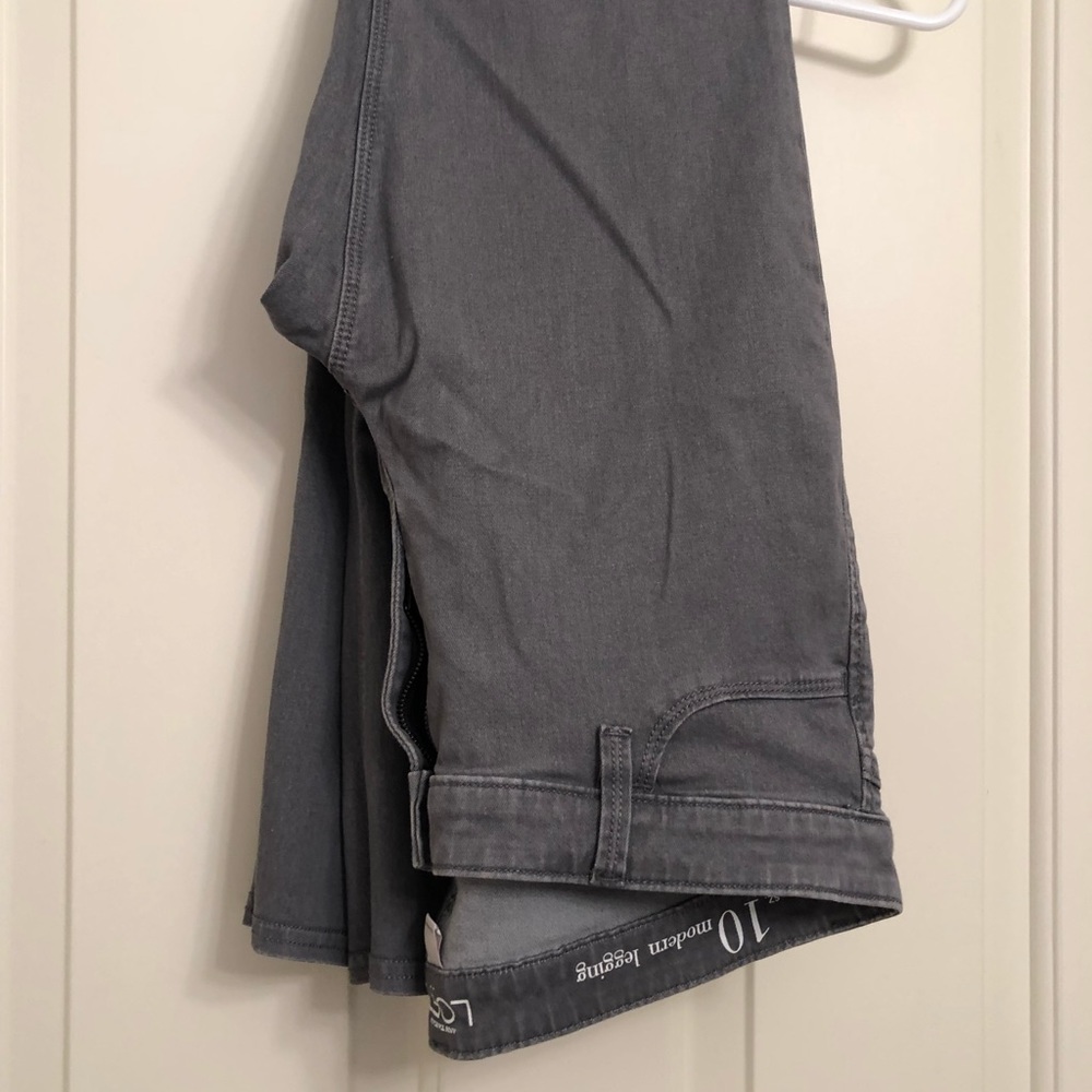 LOFT Modern Legging (Jegging) Gray, Size 10